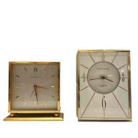 Tiffany & Co. and Phinney-Walker Desk Clocks (2)