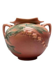 Roseville Pottery Bleeding Heart Jardiniere