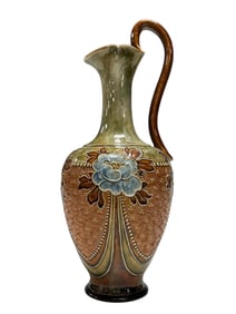 Royal Doulton Lambeth Slaters Art Nouveau Ewer