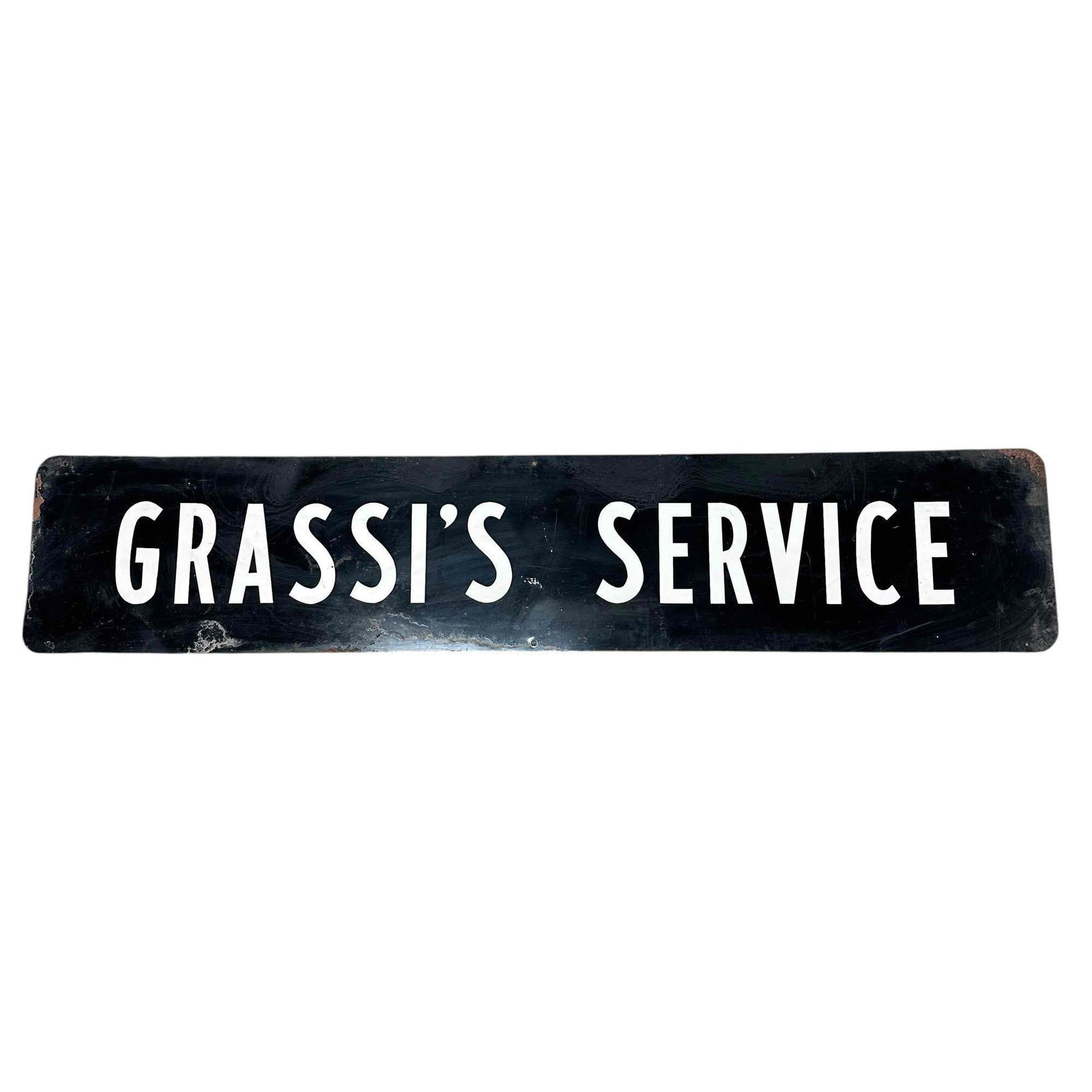 GRASSI'S SERVICE Station Metal Sign Cleveland, Ohio (1 of 12)