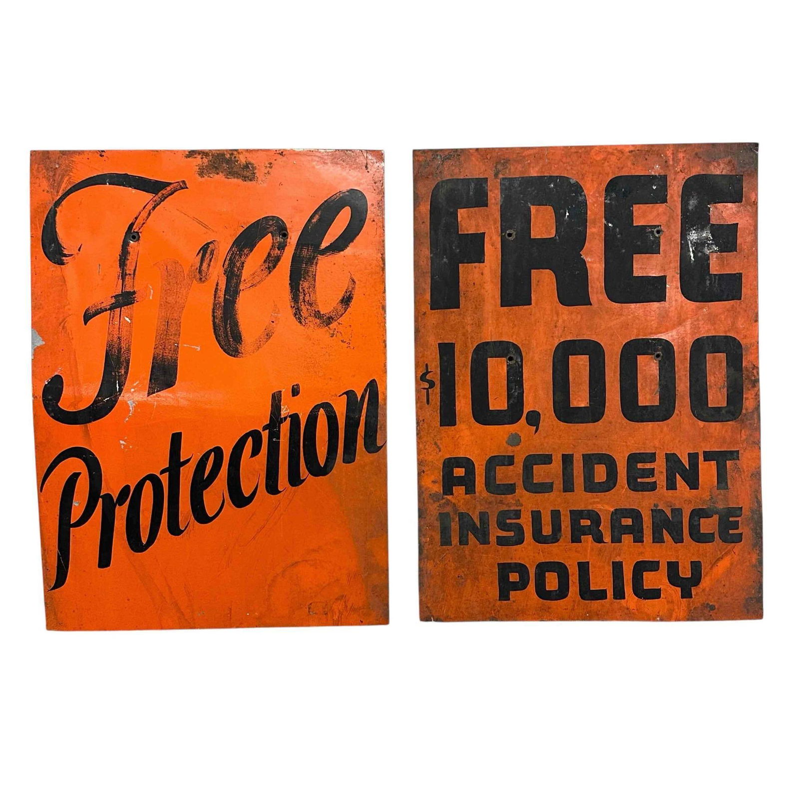 Auto Insurance Advertisement Metal Signs (2) (1 of 6)