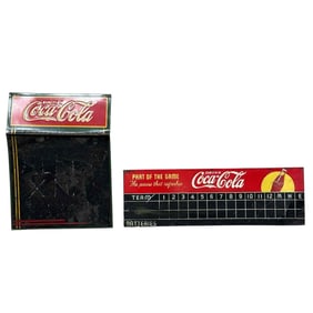 Coca Cola Baseball Scoreboard and Menu Board (2)