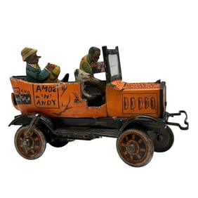 MARX, Amos 'N' Andy Fresh Air Taxicab" Tin Litho Toy