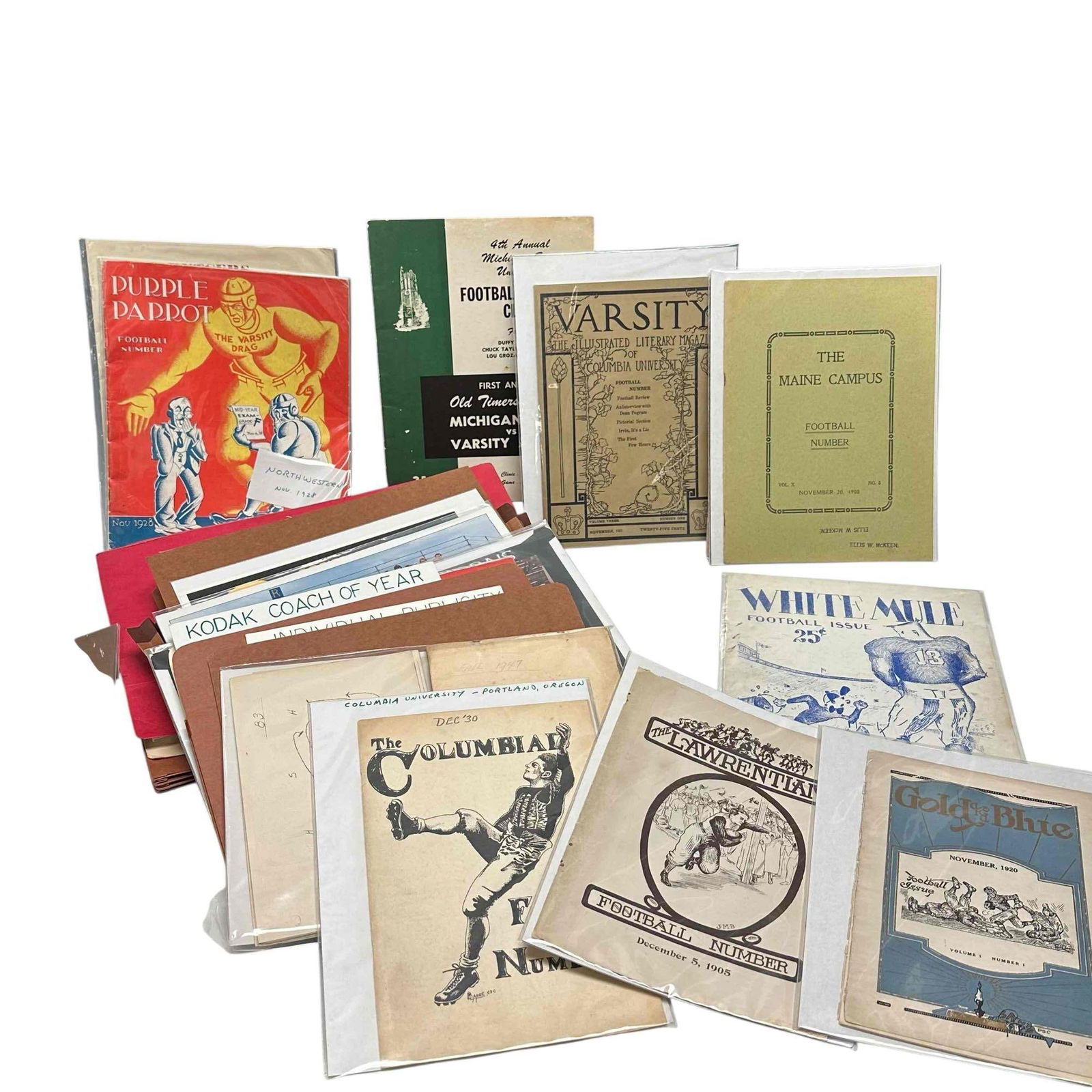 Collegiate and Sports Related Paper Collection Lot (1 of 16)