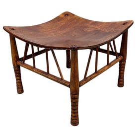 Egyptian Revival Thebes Stool