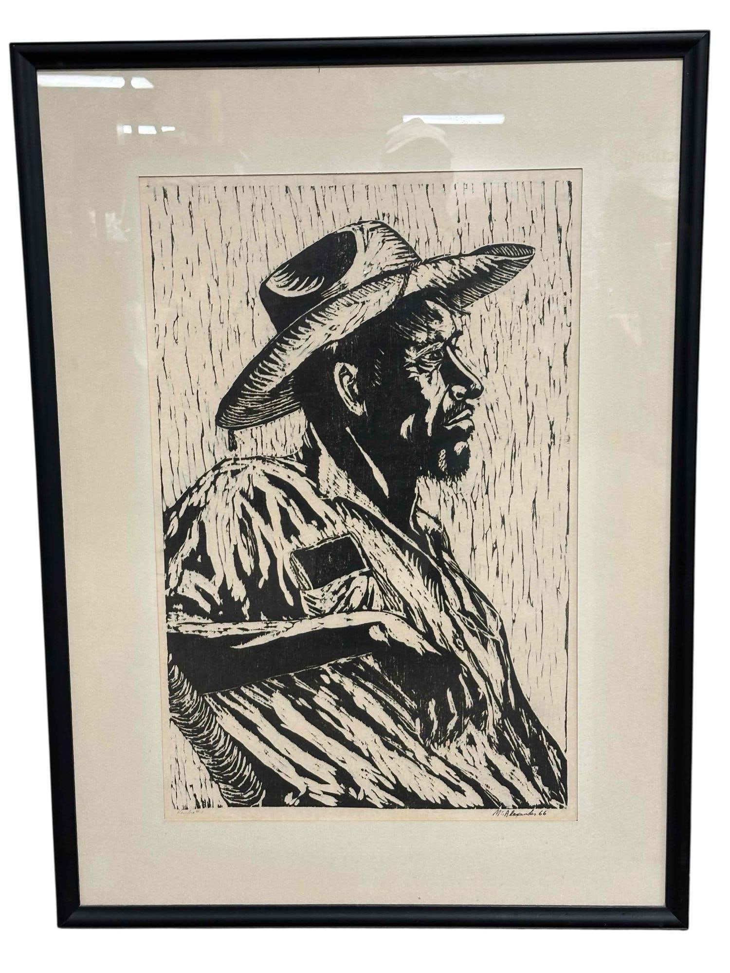 Mid 20th Century Signed Mc. Alexander Litho (1 of 11)