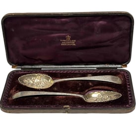 18/19th Century Georgian Sterling Silver Fruit/Berry Spoons London England