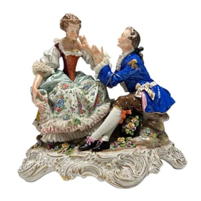 SITZENDORF Germany Porcelain Figurine 12.5"