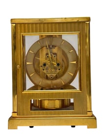 LeCoultre Atmos Tuxedo Mantel Clock 15 Jewels
