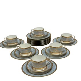 Charles Field Limoges "Pascale" Cups and Saucers (24)