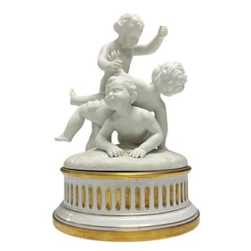 20th C. Bidasoa Spanish Porcelain Figural Group