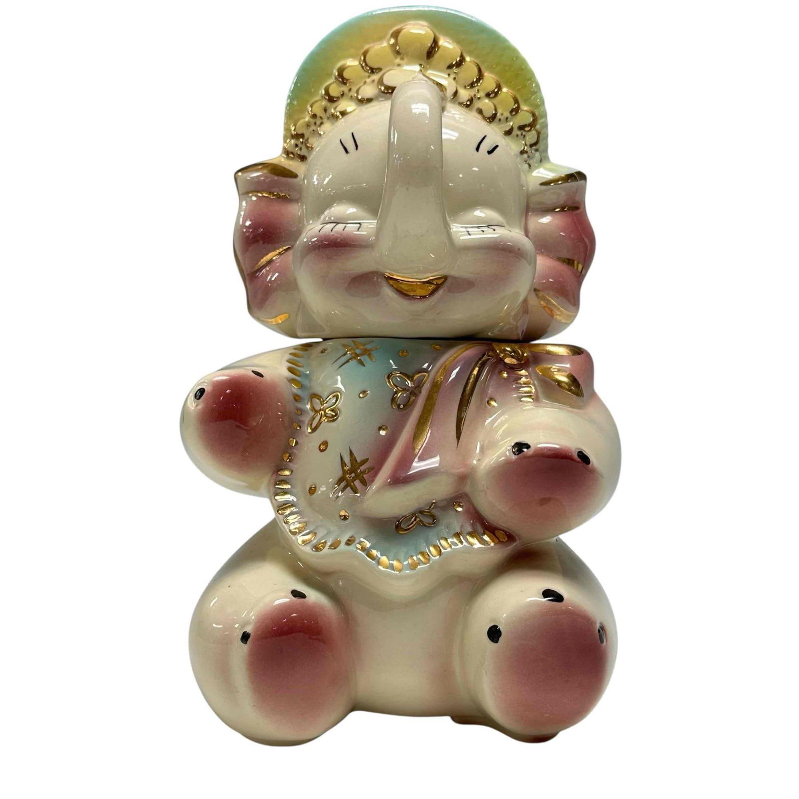 American Bisque Baby Elephant Cookie Jar 1950's (1 of 12)