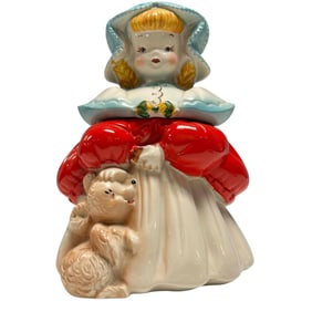 Nursery Rhyme "Goldilocks" & Bear Cookie Jar 1940's