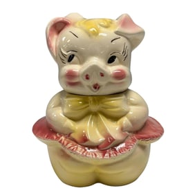 American Bisque Pig Cookie Jar 1950's