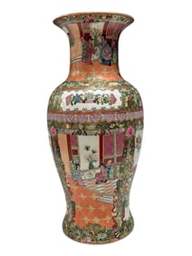 Chinese Rose Famille Vase