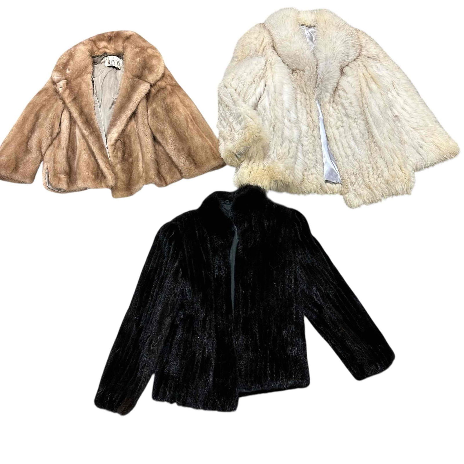 Three Vintage Ladies Fur Jackets (1 of 15)