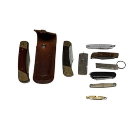 Vintage Pocket Knife Grouping (9)