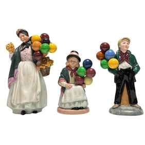 Three (3) Royal Doulton Balloon Theme Figurines