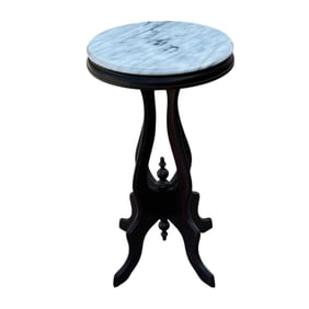 20th Century Victorian Style Marble Top Stand