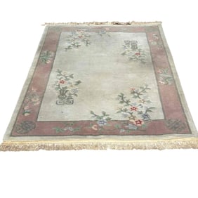 Recent Vintage Peking Chinese Style Wool Carpet
