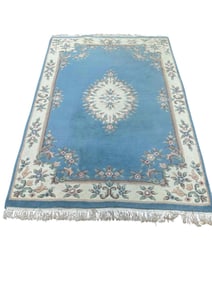 Recent Vintage Wool Center Medallion Rug