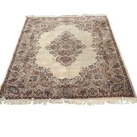 Recent Vintage French Style Oriental Carpet / Rug