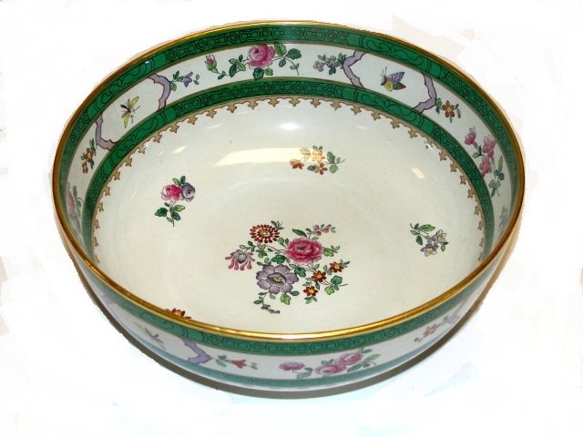 Copeland Spode Decorated Table Bowl: Marked on bottom Copeland ''Late'' Spode. Condition very good. Est. size only. 6'' x 10''
