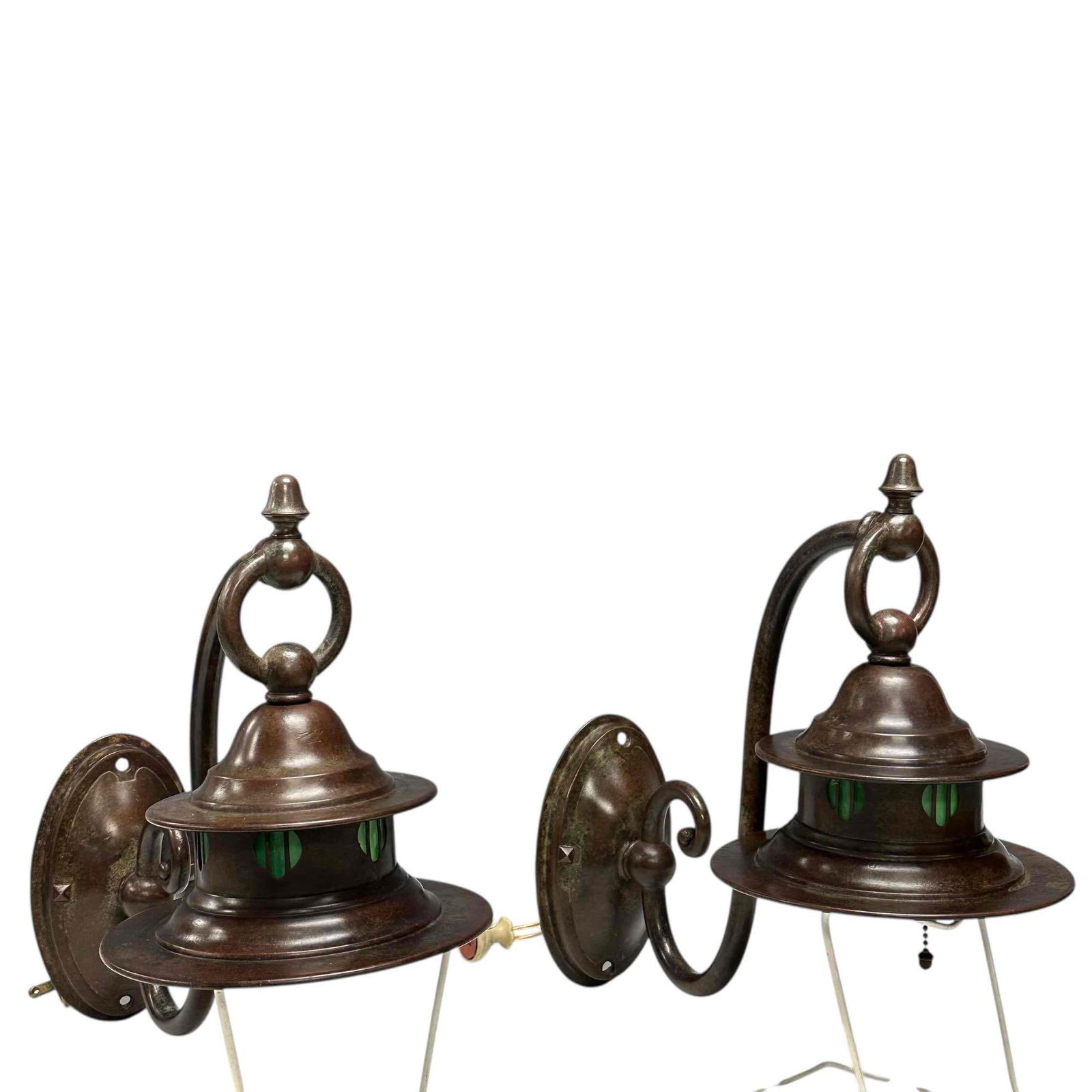 The Handel Lamp Co. Pair of Arts & Crafts Sconces (1 of 20)