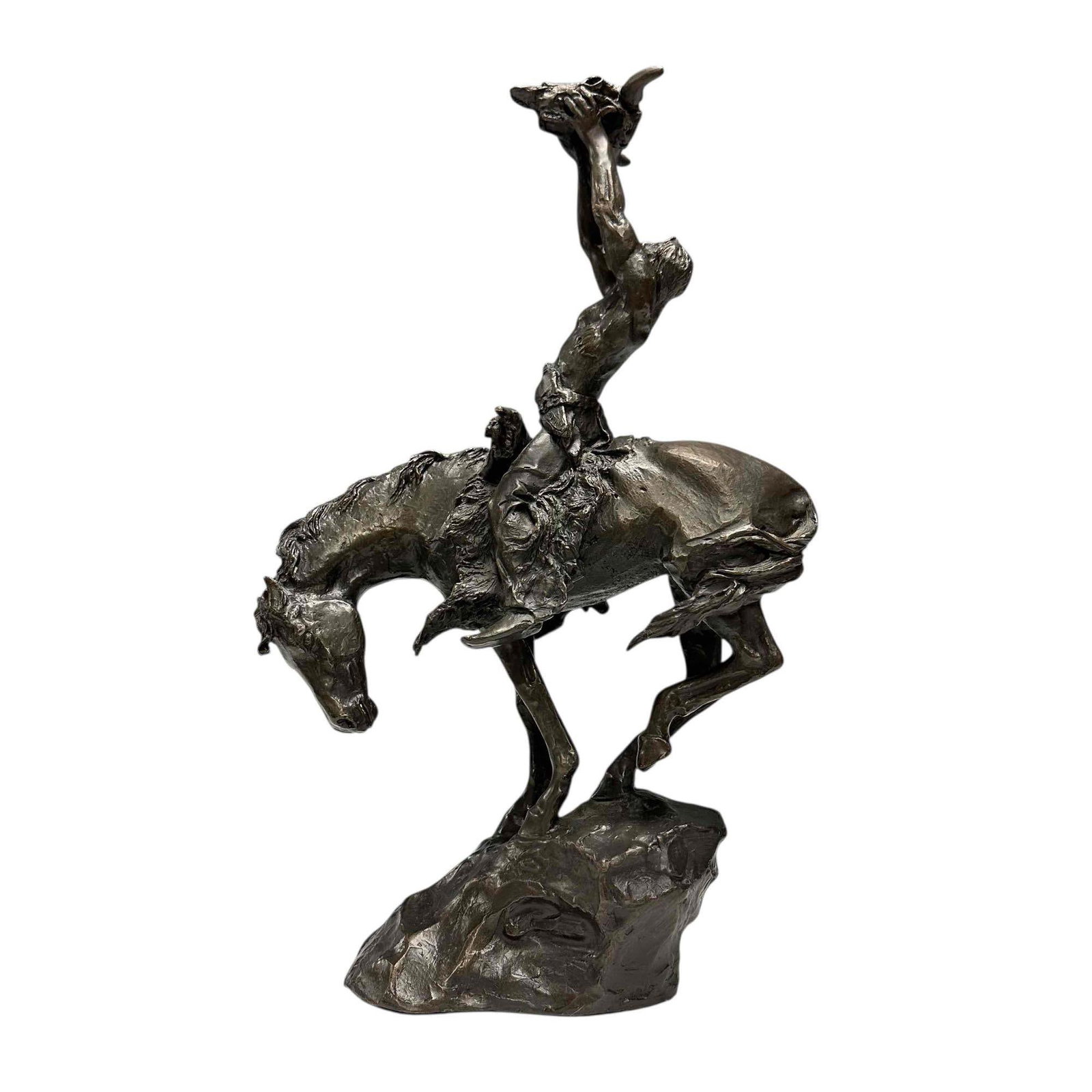 Buck Mccain Bronze Sculpture "The Invocation" Native American (1 of 20)