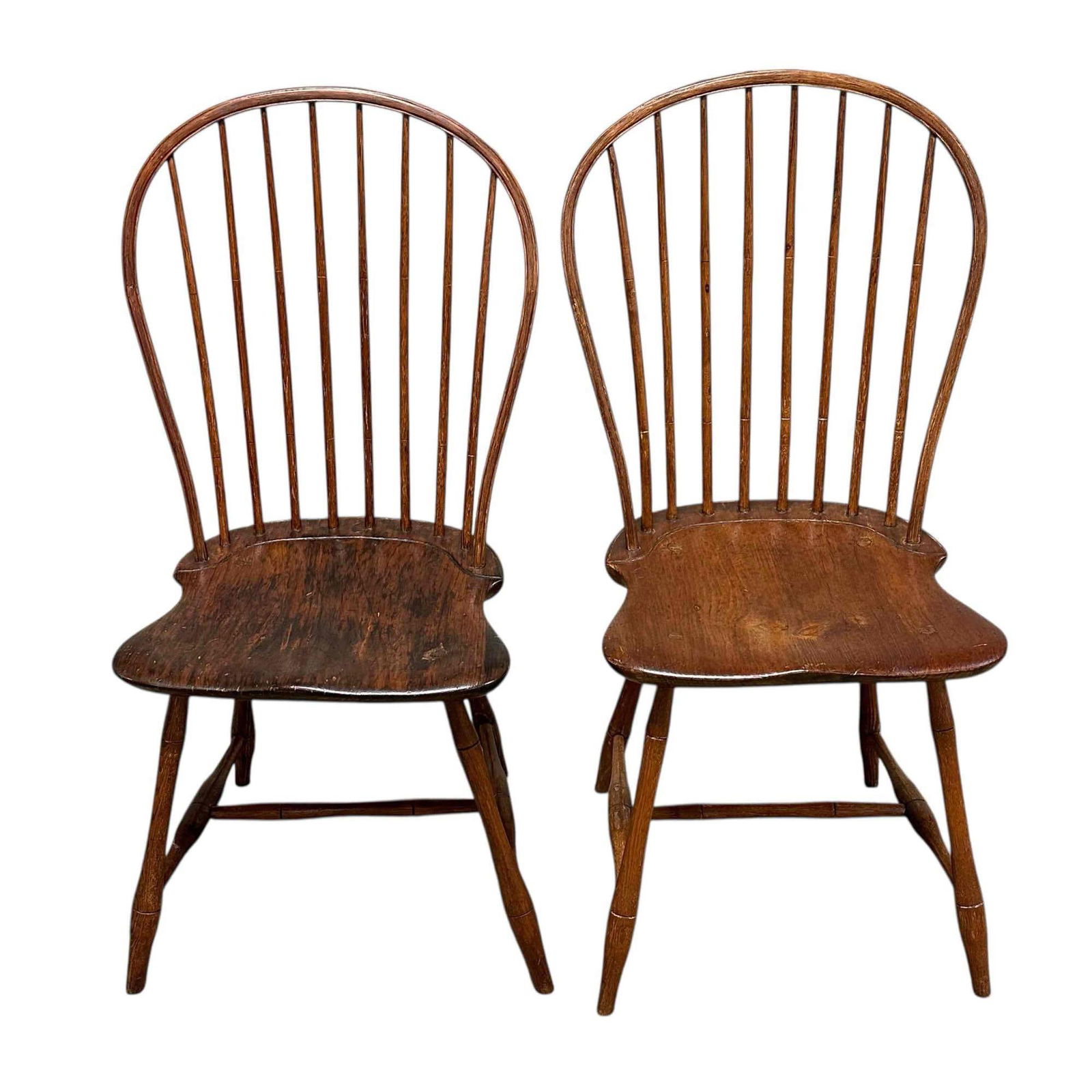 Pair of Early American Bent Wood Windsor Chairs (1 of 20)
