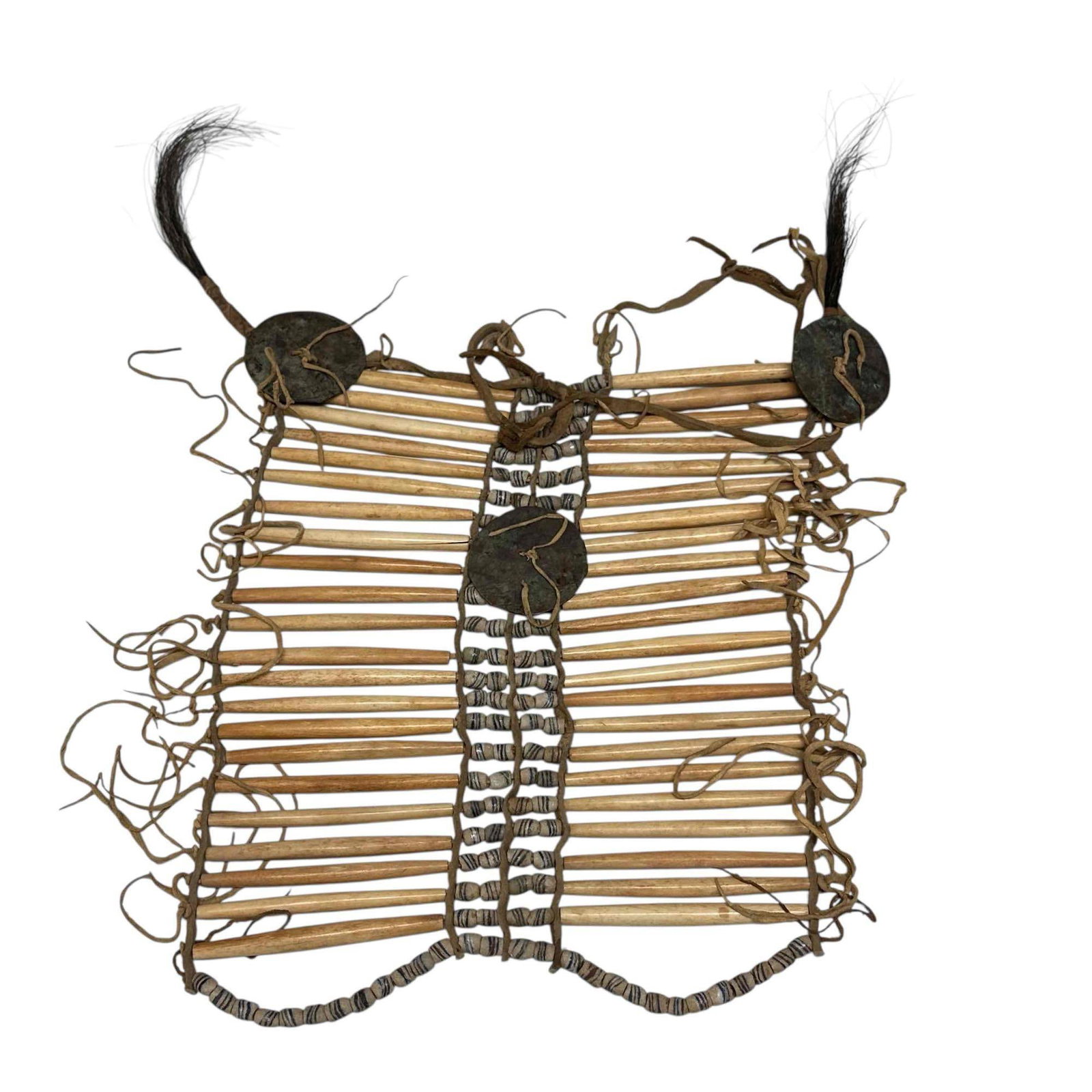 Native American Plains Bone Breast Plate (1 of 16)