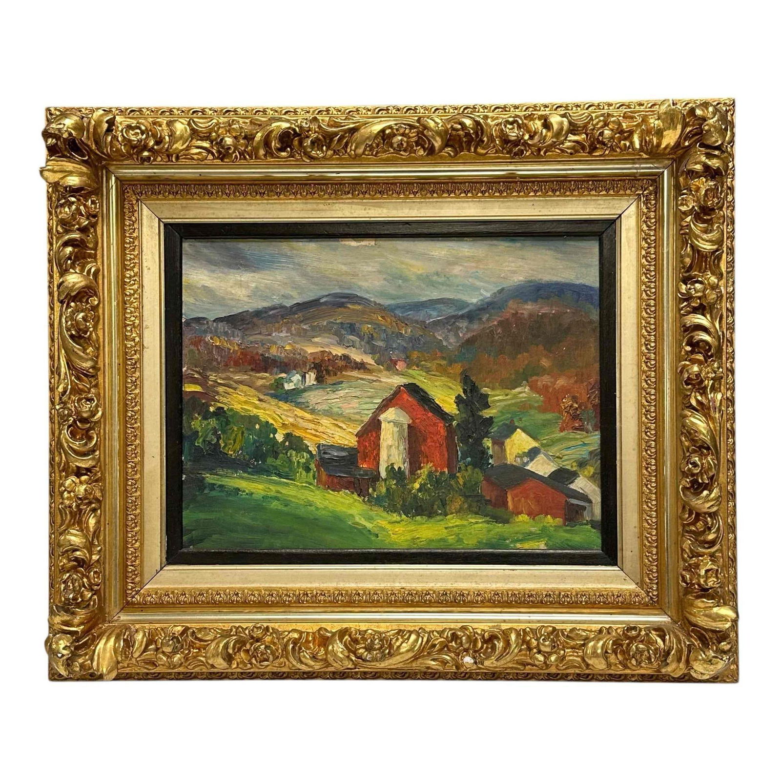 Impressionist Farm Landscape - attrib to William Lester Stevens (1 of 16)