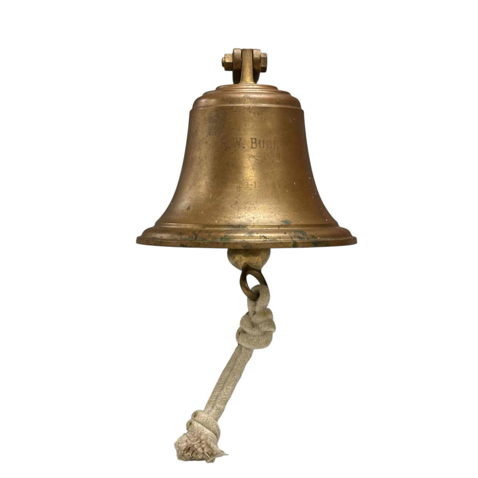 Vintage Nautical Brass Navy Hanging Ships Bell 1962 (1 of 18)