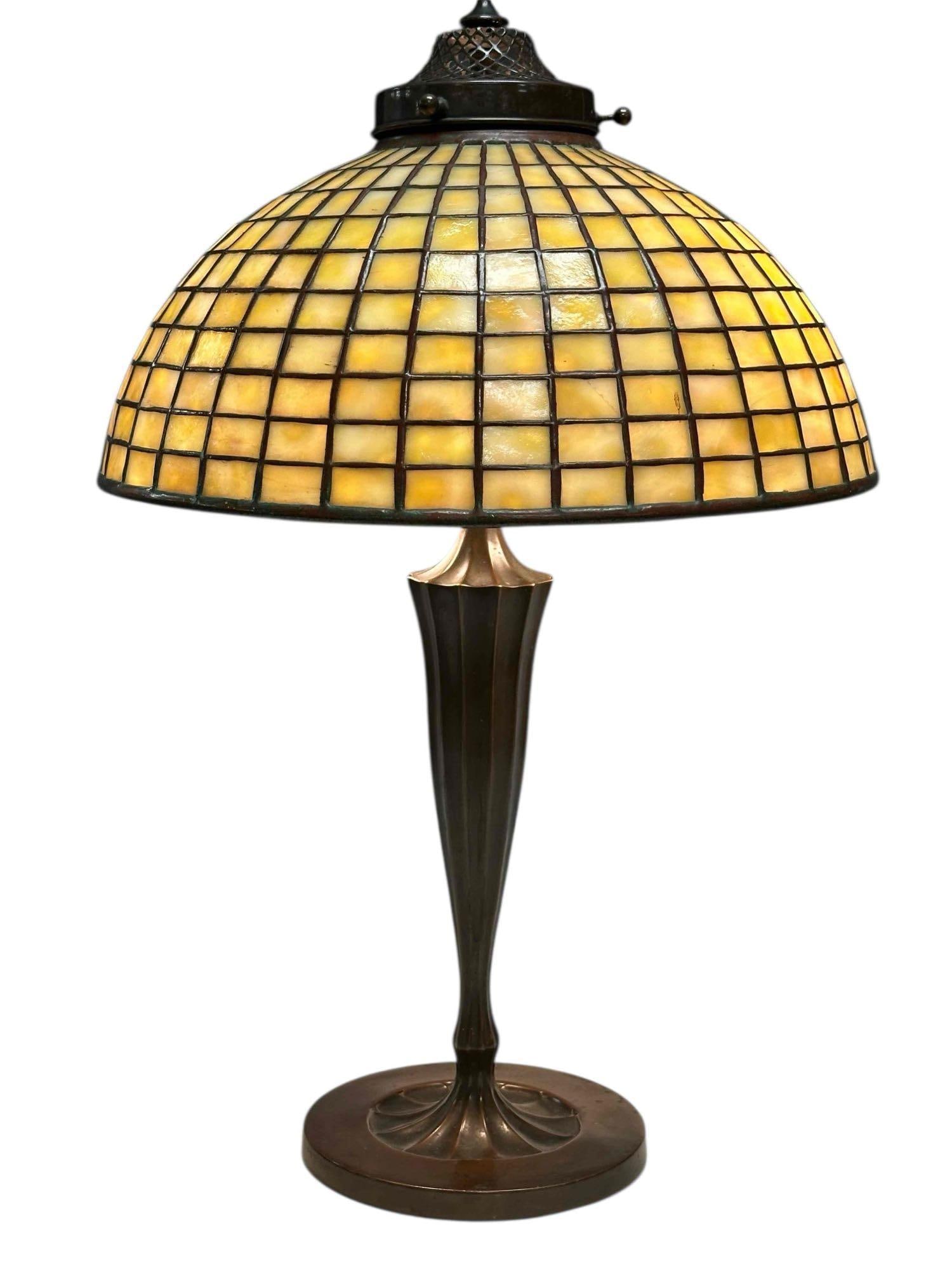 Tiffany Studios Geometric Table Lamp (1 of 20)
