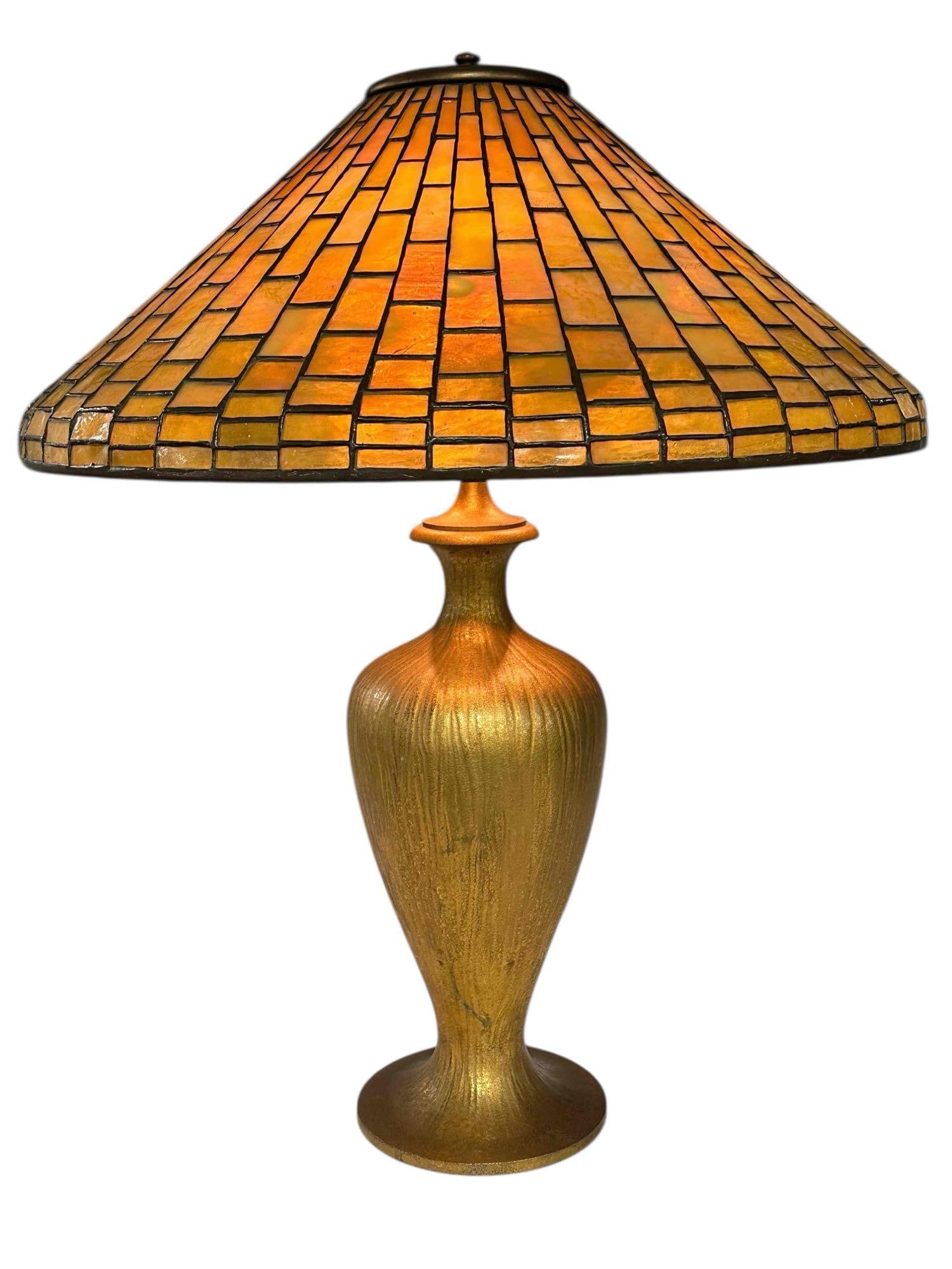 Tiffany Studios Dichroic Geometric Table Lamp (1 of 20)