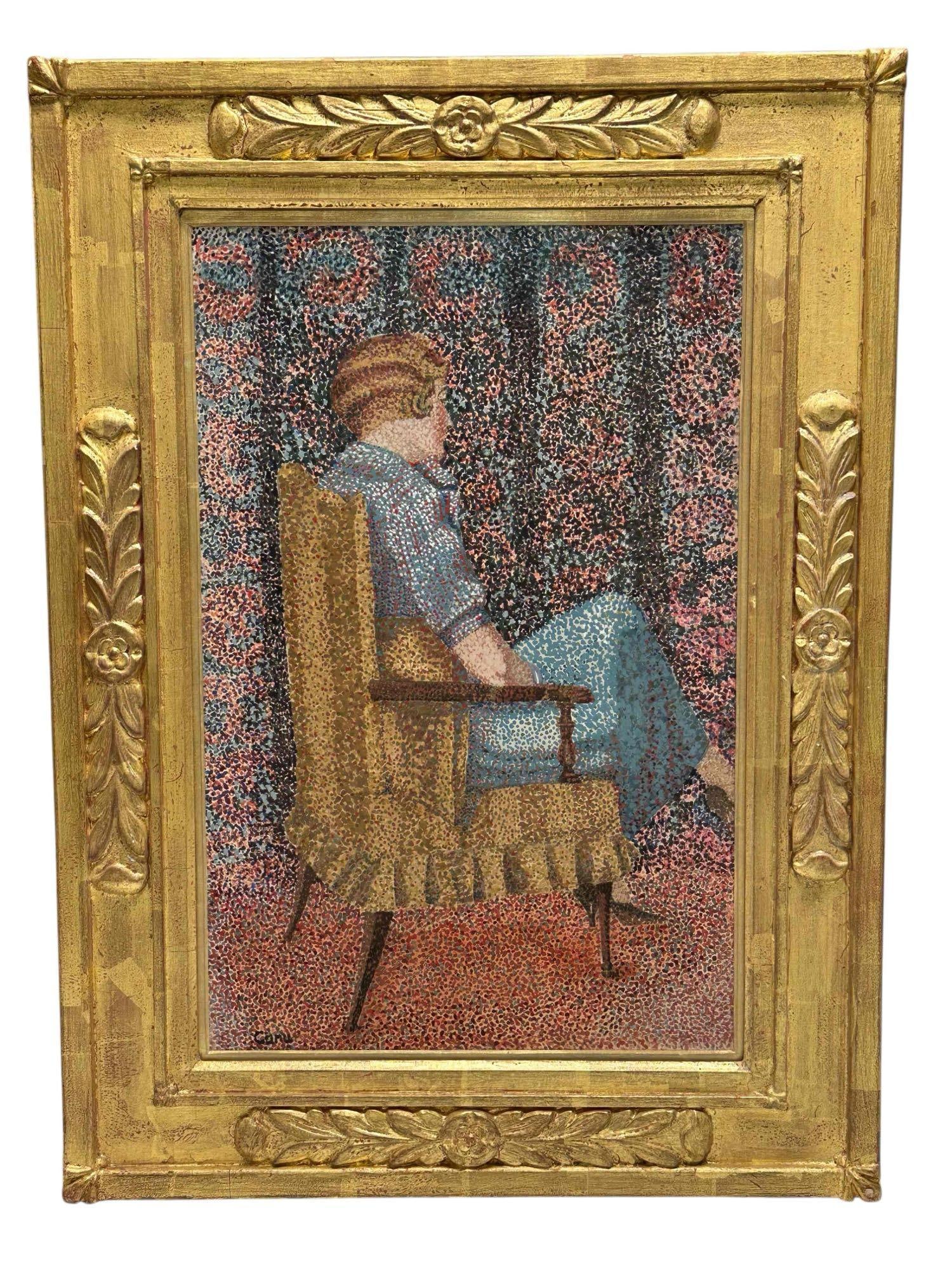 Watercolor and Oil attributed to Yvonne Canu (French, 1921-2008) (1 of 18)