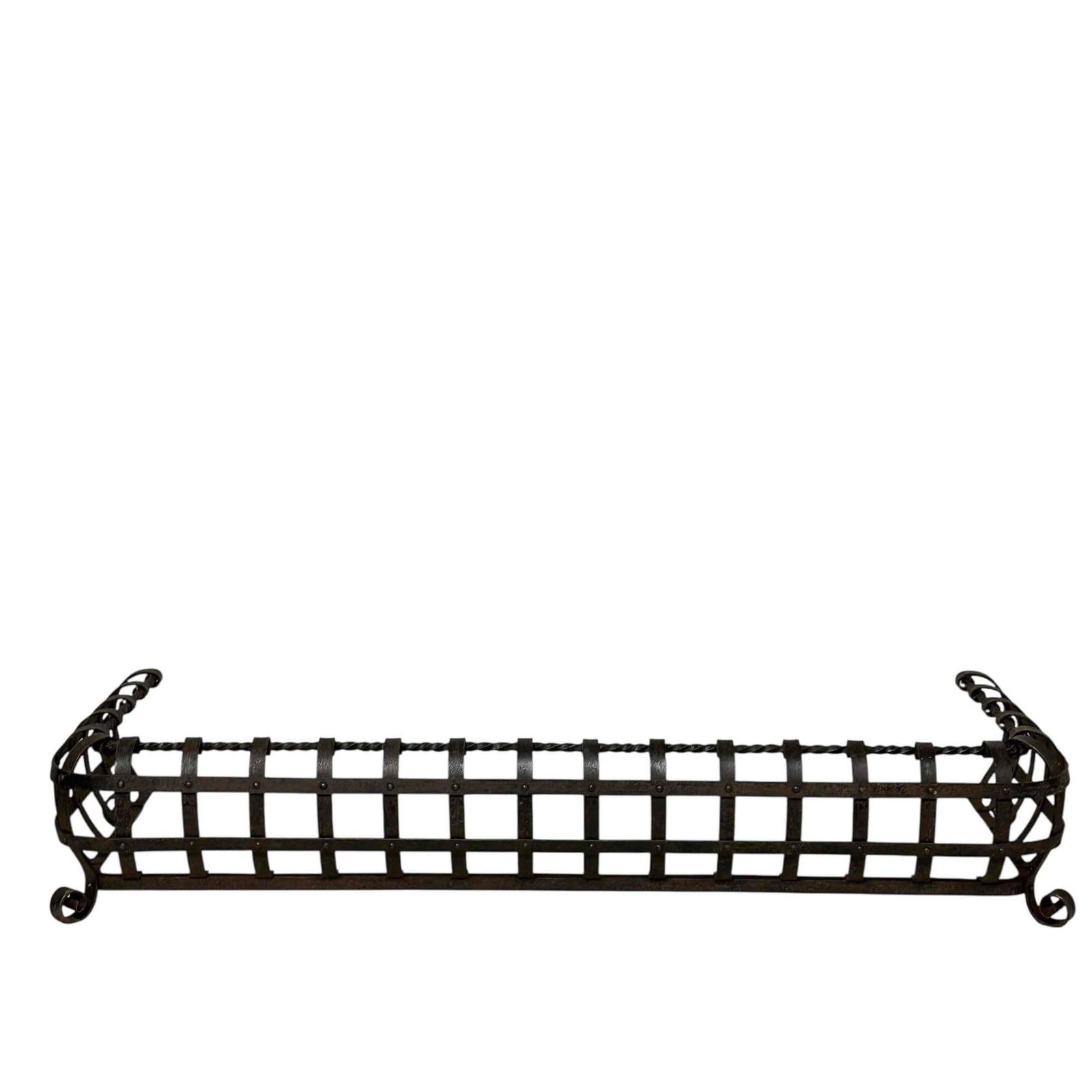 Wrought - Arts and Crafts Fireplace Skirt / Fender attrib STICKLEY (1 of 17)