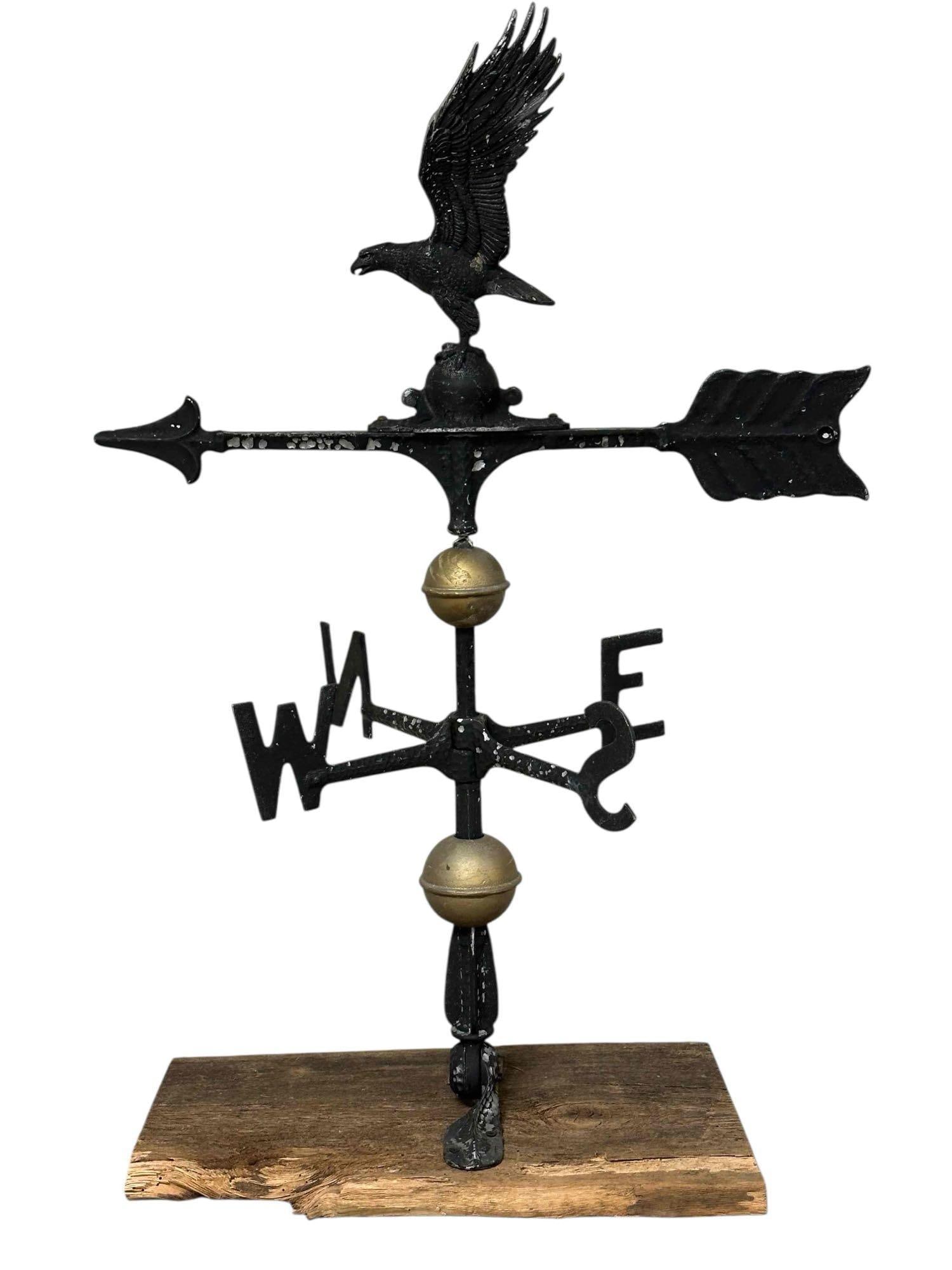 Hammered Aluminum Eagle Weathervane (1 of 19)