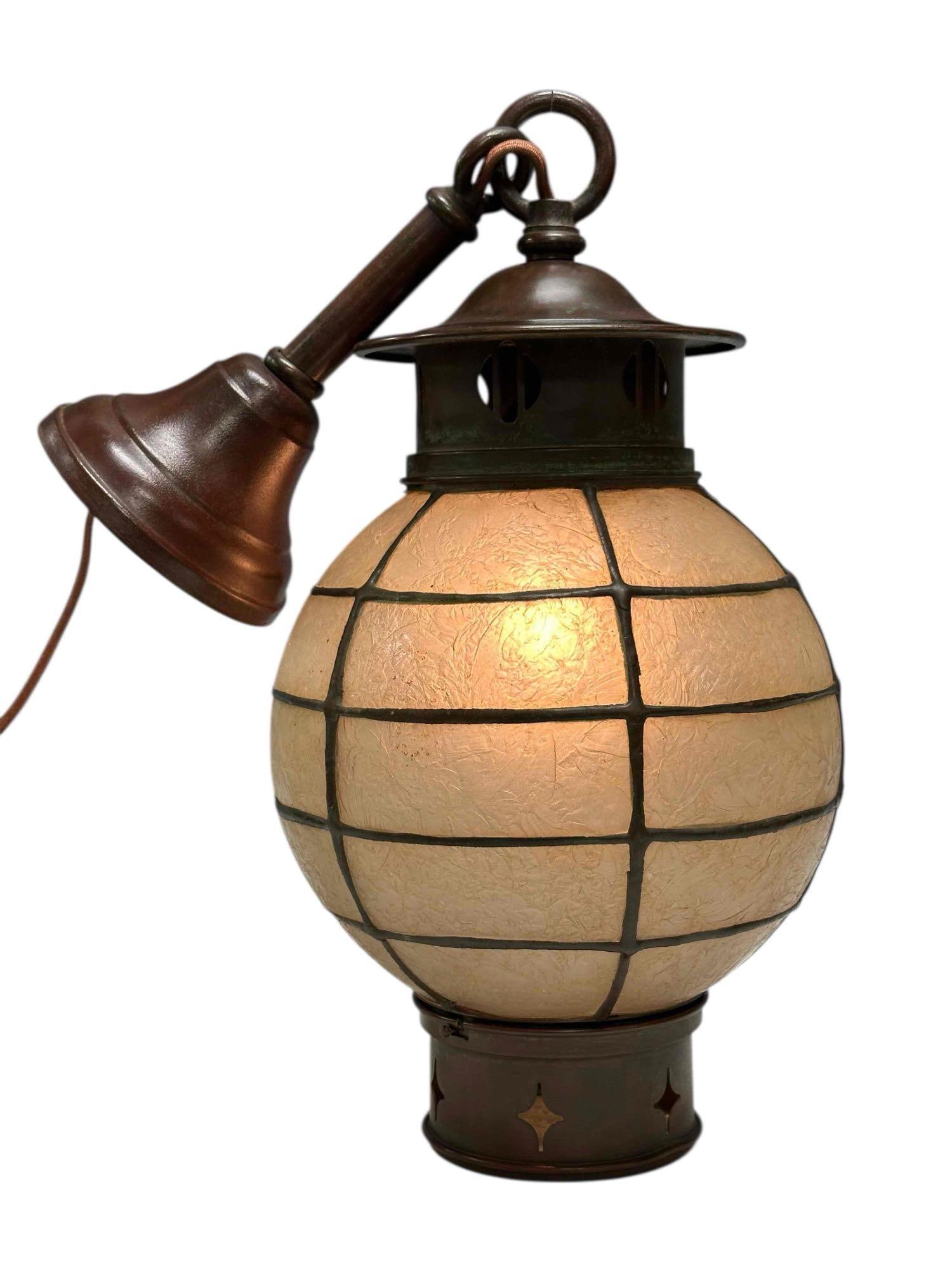 HANDEL Frosted Glass Hanging Lantern Light (1 of 16)