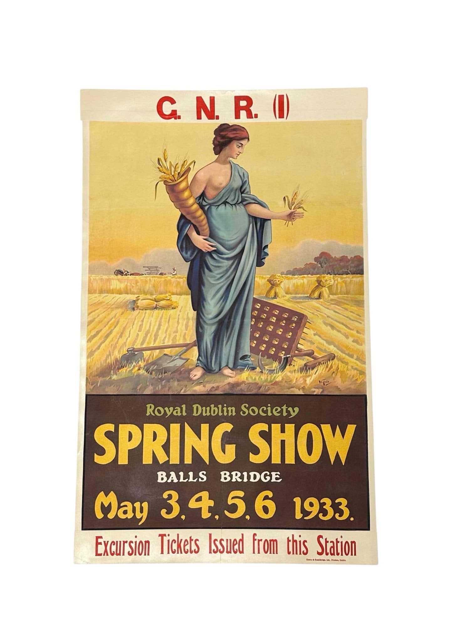 Royal Dublin Society Spring Show - 1933 Theater Event Poster (1 of 13)
