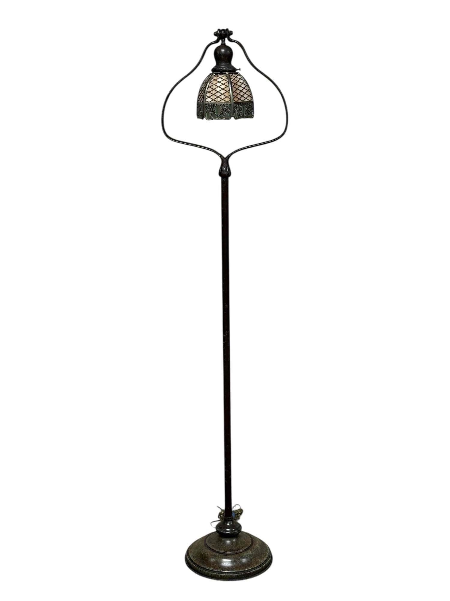 HANDEL Floor Lamp with Rose Trellis Shade (1 of 20)