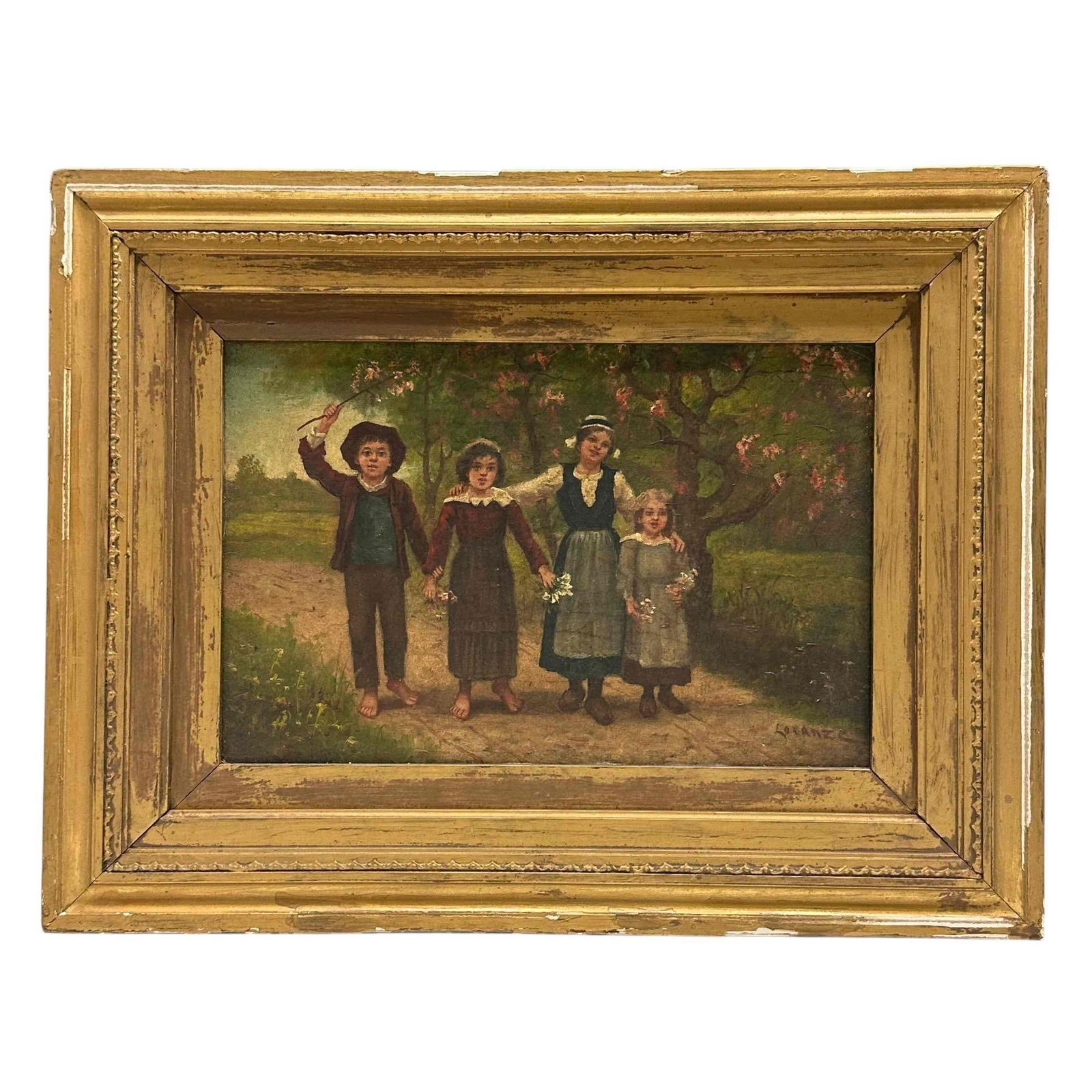 Signed 19th Century Oil on Canvas (1 of 15)