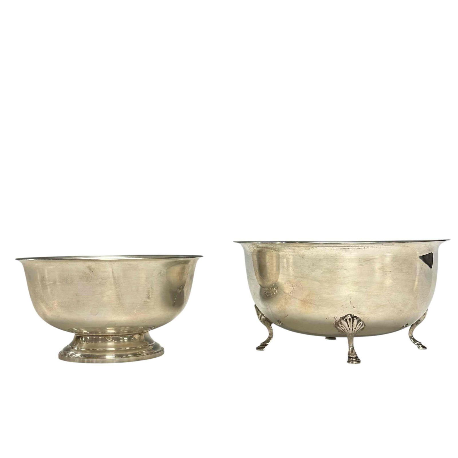 Sterling Silver Footed and Pedestal Bonbon or Nut Dishes (2) (1 of 16)