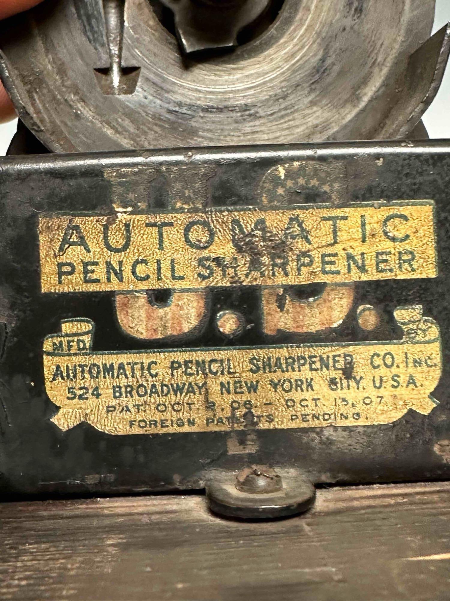 APSCO Automatic Pencil Sharpener Ca. 1911 - 14