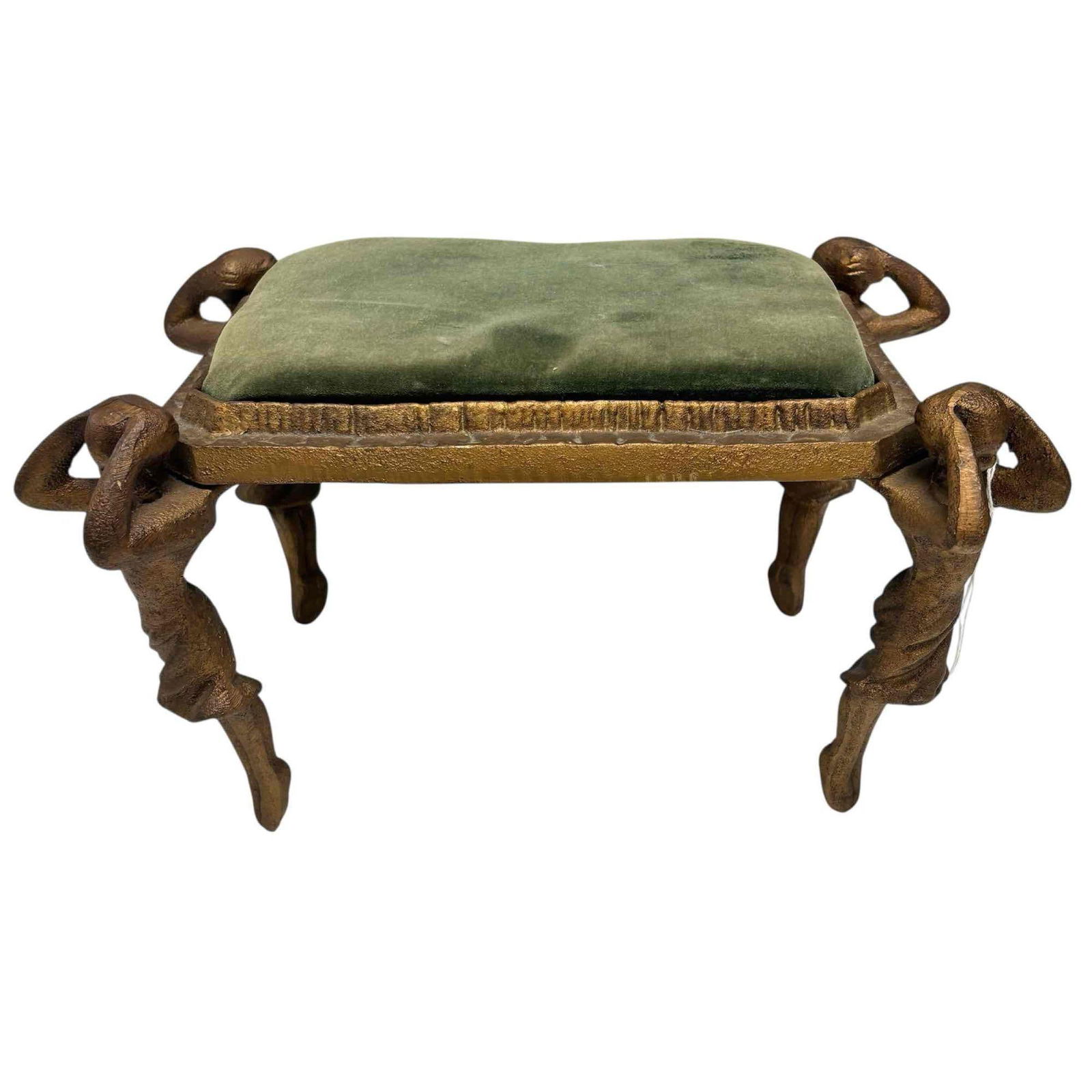 Early 20th Century Art Deco Figural Women Footstool (1 of 17)