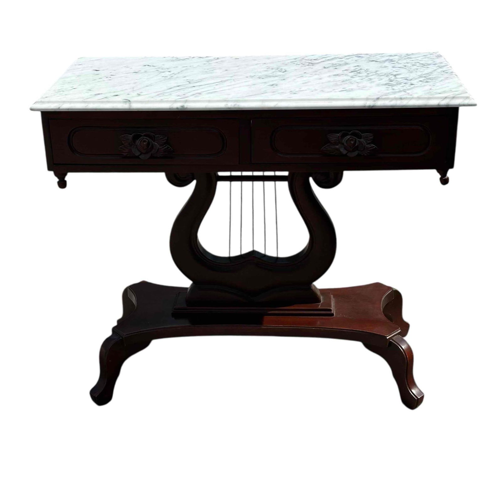 Recent Vintage Victorian Style Marble Top Stand (1 of 18)
