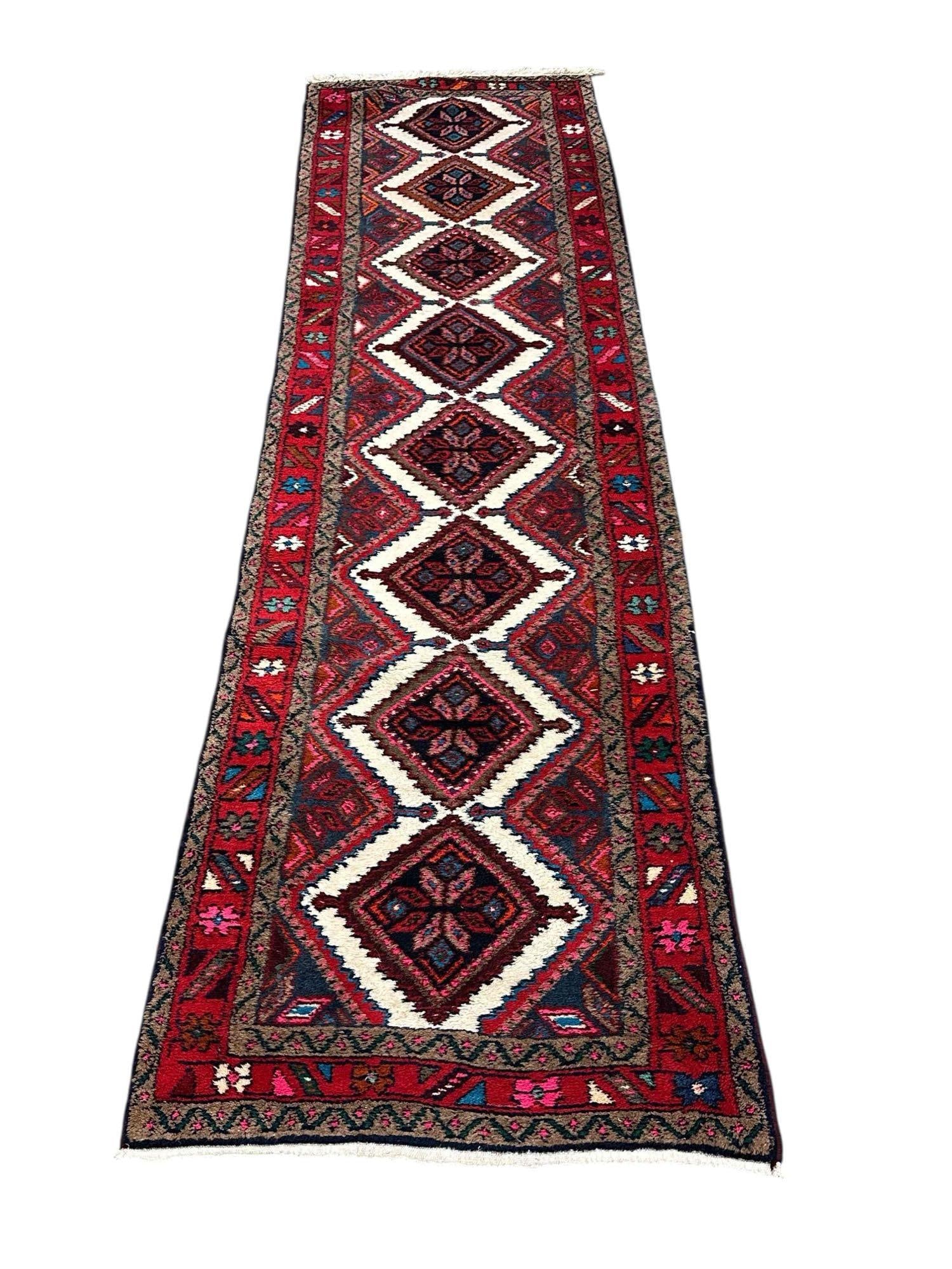 Hand knotted Semi Antique Hall Runner / Carpet (1 of 20)