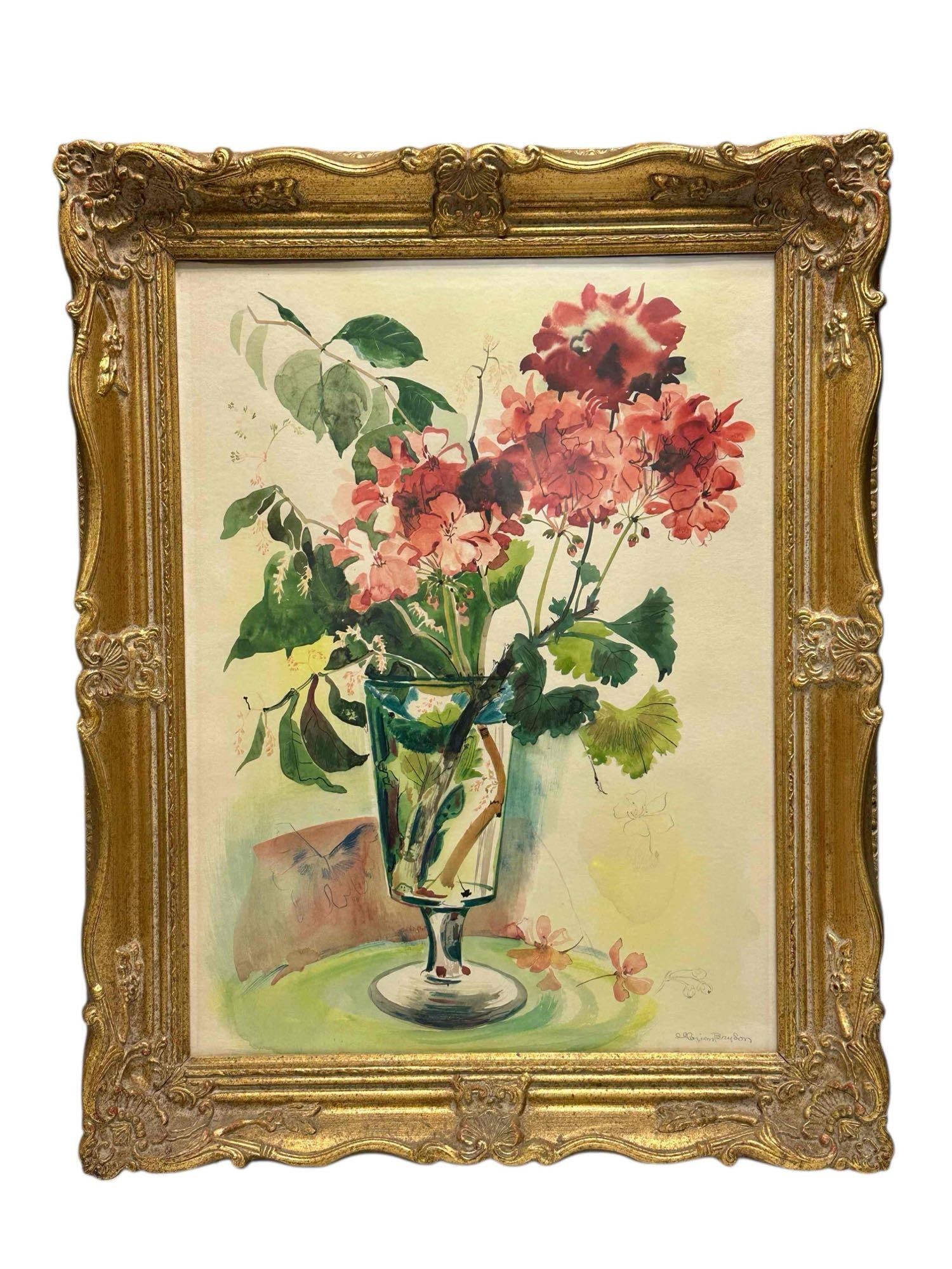 Marion Bryson (1902-1987) Cleveland Ohio Watercolor Still Life (1 of 16)