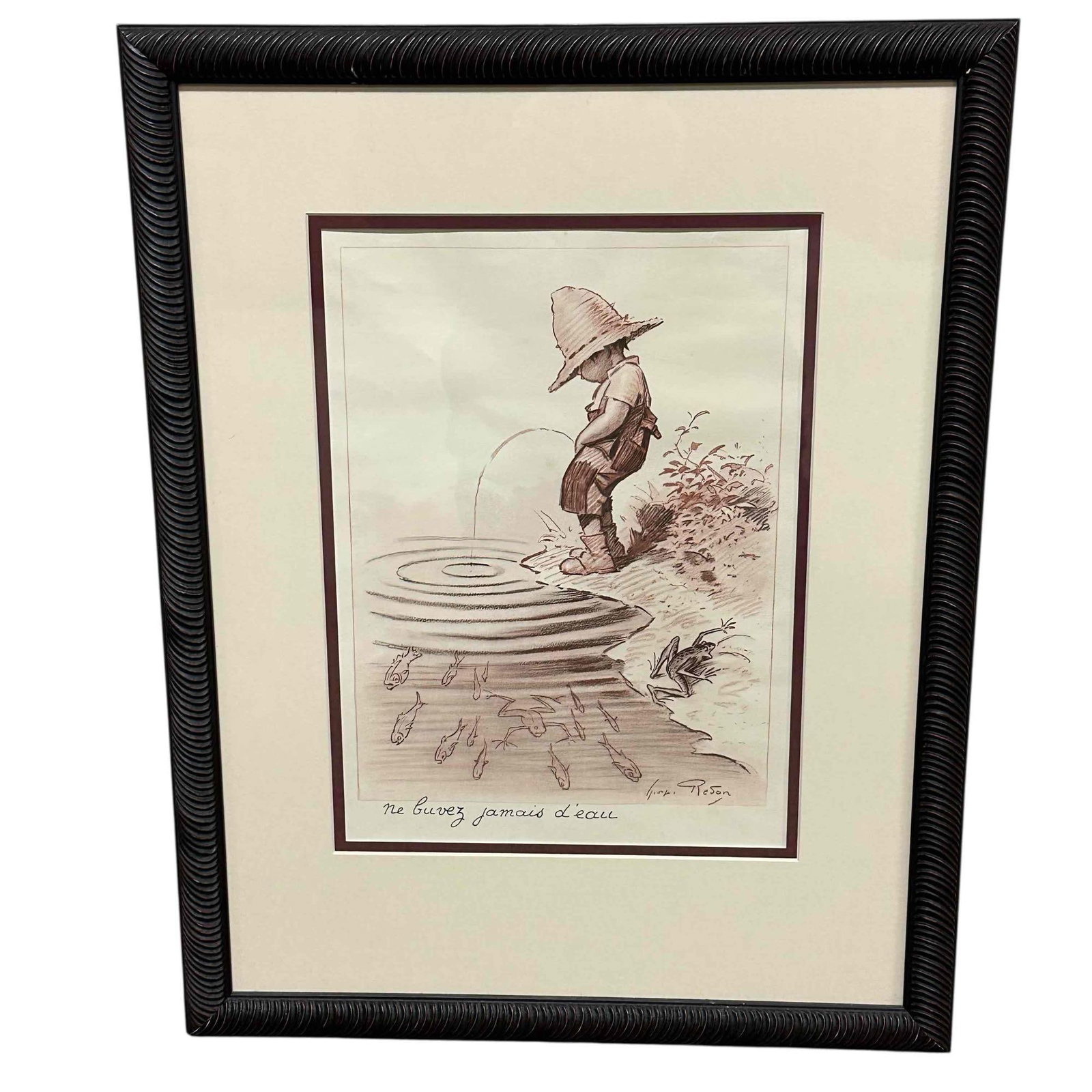 Georges Redon "Never Drink the Water" Le Fouquet's Hotel Menu (1 of 15)