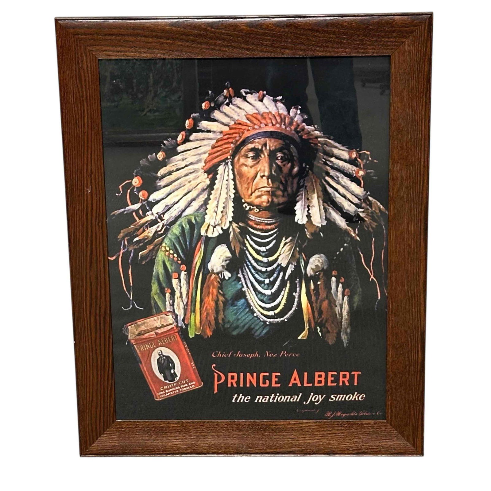 Prince Albert Tobacco Chief Joseph Print Professionally Framed (1 of 14)